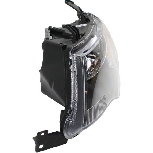 MITSUBISHI OUTLANDER  (7 SEATER) HEAD LAMP ASSY LEFT (Driver Side) HALOGEN (MAT BLACK BEZEL) **CAPA** OEM#8301A917 2007-2008 PL#MI2502144C