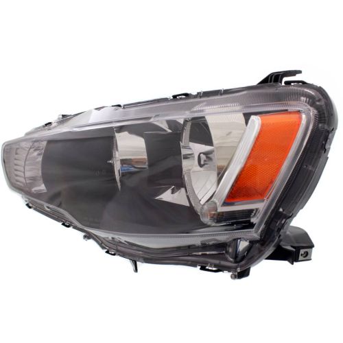 MITSUBISHI LANCER EVOLUTION HEAD LAMP ASSEMBLY LEFT (Driver Side) (HALOGEN) **CAPA** OEM#8301C361 2009-2015 PL#MI2502158C