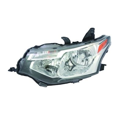 MITSUBISHI OUTLANDER  (7 SEATER) HEAD LAMP ASSY LEFT (Driver Side) (HALOGEN) OEM#8301D099 2014-2015 PL#MI2502163
