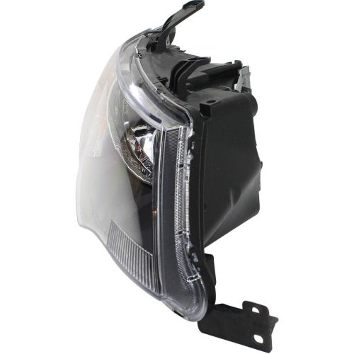MITSUBISHI OUTLANDER  (7 SEATER) HEAD LAMP ASSY RIGHT (Passenger Side) HALOGEN (MAT BLACK BEZEL) OEM#8301A918 2007-2008 PL#MI2503144