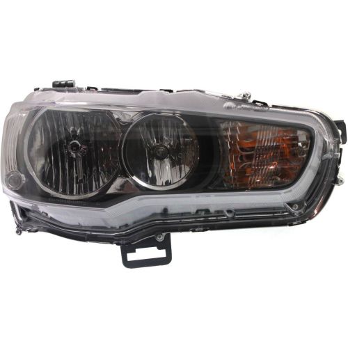 MITSUBISHI LANCER SPORTBACK  HEAD LAMP ASSY RIGHT (Passenger Side) (HALOGEN) OEM#8301C362 2009-2017 PL#MI2503158