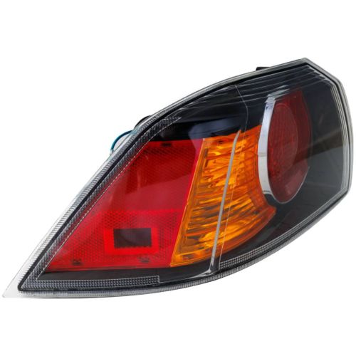 MITSUBISHI LANCER EVOLUTION TAIL LAMP ASSY LEFT (Driver Side) (OUTER)(BLACK BEZEL)**CAPA** OEM#8330A621 2009-2015 PL#MI2804103C