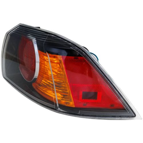 MITSUBISHI LANCER EVOLUTION TAIL LAMP ASSY RIGHT (Passenger Side) (OUTER)(BLACK BEZEL) OEM#8330A622 2009-2015 PL#MI2805103