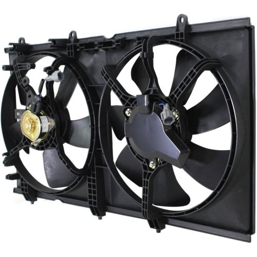 MITSUBISHI LANCER (EXC EVOLUTION) RADIATOR & A/C FAN ASSY (W/ 2.0 L) OEM#MR968365-PFM 2003-2007 PL#MI3115119