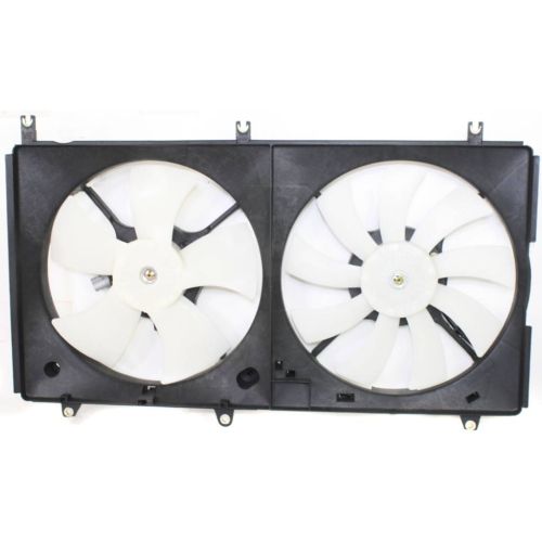 MITSUBISHI GALANT RADIATOR & A/C FAN ASSY (2.4L) OEM#MR571254-PFM 2009-2012 PL#MI3115120