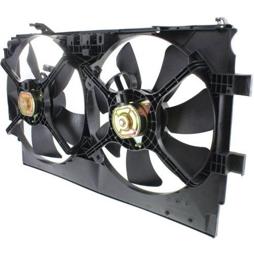 MITSUBISHI LANCER RADIATOR & A/C FAN ASSEMBLY (WO/TURBO)(DUAL FAN) OEM#1355A087-PFM 2008-2017 PL#MI3115139