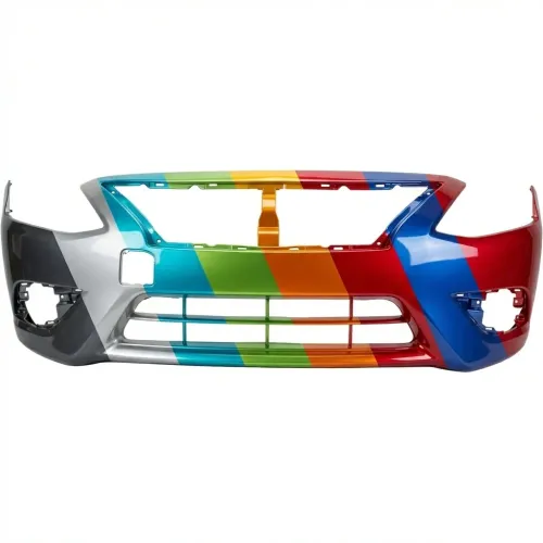 NISSAN(DATSUN) VERSA SEDAN FRONT BUMPER COVER PRIMED (W/CHR LOWER MLDG) OEM#FBM229KM1J 2015-2019 PL#NI1000300
