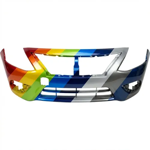 NISSAN(DATSUN) VERSA SEDAN FRONT BUMPER COVER PRIMED (W/CHR LOWER MLDG) **CAPA** OEM#FBM229KM1J 2015-2019 PL#NI1000300C
