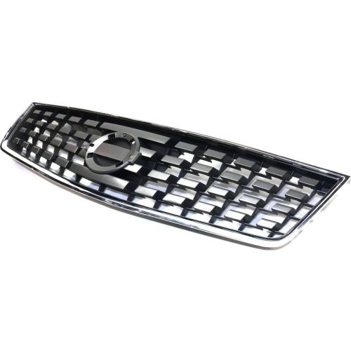 NISSAN(DATSUN) SENTRA GRILLE CHR/GRAY 2.0L (EXC SR) **CAPA** OEM#62070ET000 2007-2009 PL#NI1200222C
