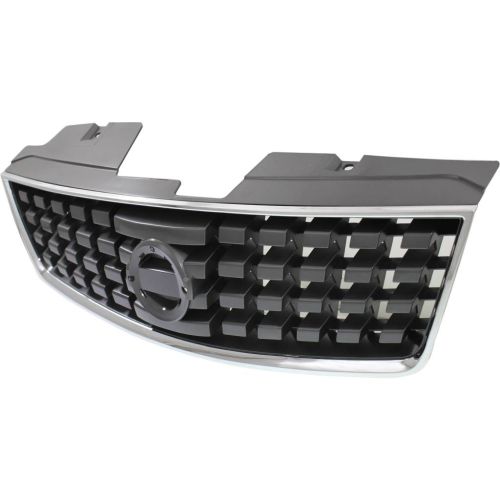 NISSAN(DATSUN) SENTRA GRILLE CHR/DK-GRAY 2.0L (EXC SR) OEM#62070ZE90A 2008-2009 PL#NI1200248