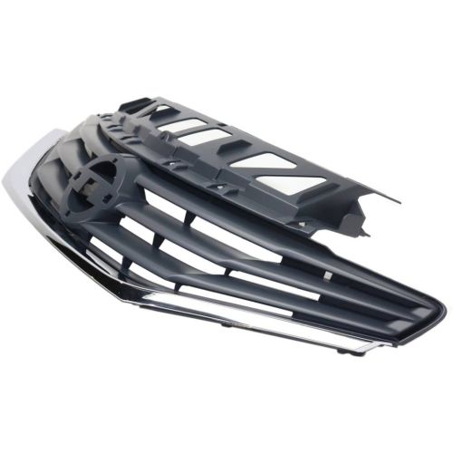 NISSAN(DATSUN) VERSA NOTE HATCHBACK GRILLE CHR/GRAY (EXC SR) **CAPA** OEM#623103VY0A 2014-2016 PL#NI1200257C