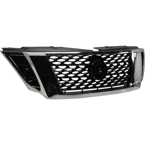 NISSAN ARMADA  GRILLE BLACK/CHROME (WO/CAMERA) OEM#623105ZW0A 2017-2020 PL#NI1200286