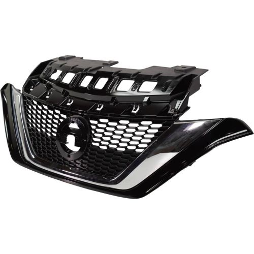 NISSAN VERSA NOTE HATCHBACK  GRILLE ASSY CHROME/BLACK **CAPA** OEM#623109ME0A 2017-2019 PL#NI1200290C
