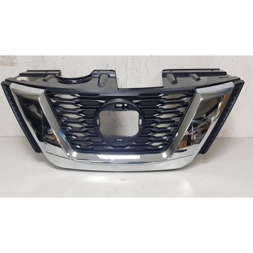 NISSAN ROGUE HYBRID  GRILLE CHROME/BLACK (WO/CAMERA)**CAPA** OEM#623109TG0A 2018-2019 PL#NI1200295C