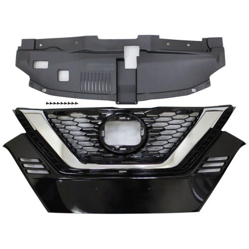 NISSAN ROGUE SPORT (2.0L) GRILLE CHROME/BLACK (W/CAMERA) OEM#623106MR0A 2020-2022 PL#NI1200320
