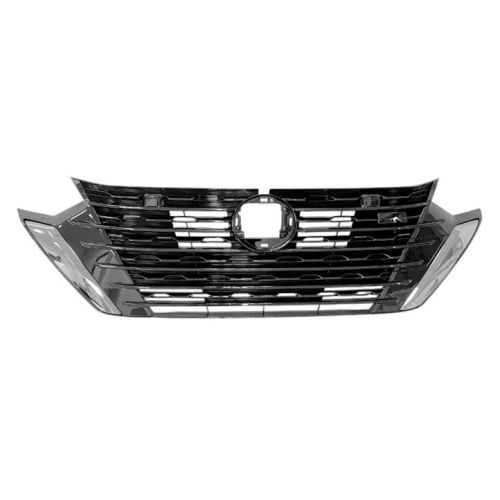 NISSAN SENTRA GRILLE DK-CHROME/GLOSS-BLACK (W/CAMERA)(SR) OEM#623106LY2B 2024-2025 PL#NI1200347