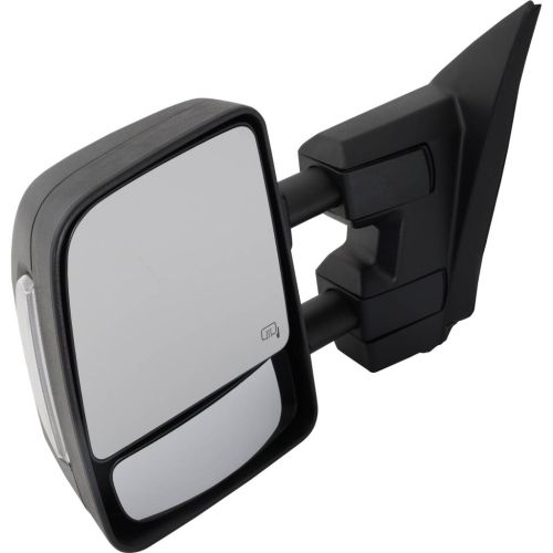 NISSAN TITAN XD  DOOR MIRROR LEFT (Driver Side) PWR/HTD/SIGNAL/PUDDLE (WO/BSM)(TXT CVR)(TOWING) OEM#963029FT0E-PFM 2016-2019 PL#NI1320307