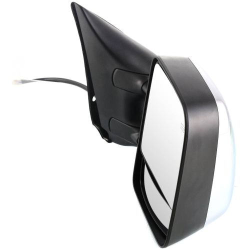 NISSAN TITAN  DOOR MIRROR RIGHT (Passenger Side) PWR/HTD (CHROME CVR)(W/DUAL ARM/MEMORY)(LE/SL) OEM#96301ZR30E 2004-2015 PL#NI1321204