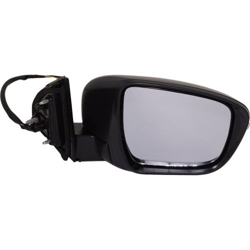 NISSAN ROGUE SPORT  (2.0L) DOOR MIRROR RIGHT (Passenger Side) PWR/N-HTD/SIGNAL (BLACK CVR) OEM#963016MA0A-PFM 2017-2019 PL#NI1321300