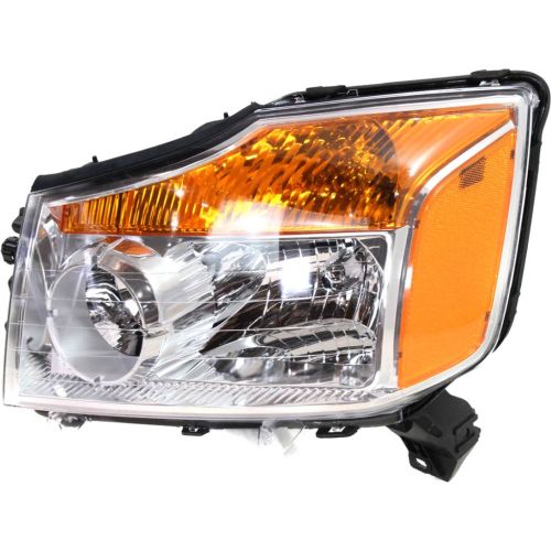 NISSAN TITAN HEAD LAMP ASSY LEFT (Driver Side) OEM#260609FF0A 2008-2015 PL#NI2502168