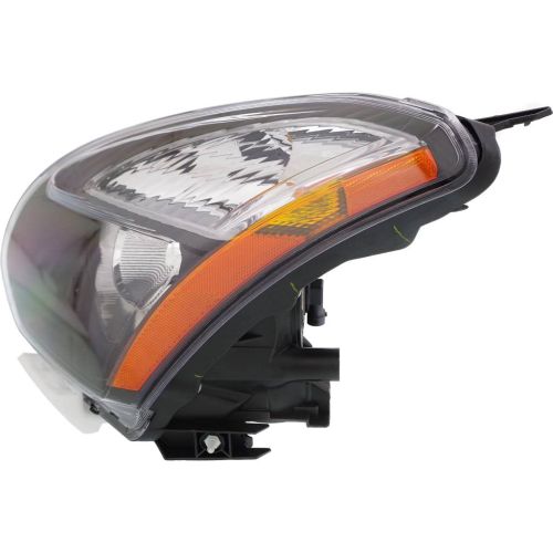 NISSAN ROGUE SELECT  (OLD) HEAD LAMP ASSY LEFT (Driver Side) (BLACK BEZEL) OEM#260601VX0A 2014-2015 PL#NI2502231