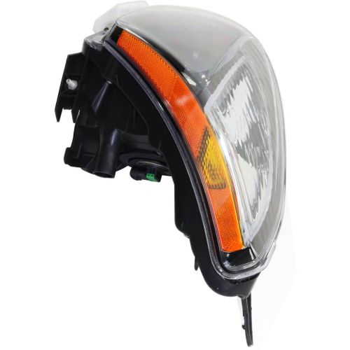 NISSAN(DATSUN) ROGUE SELECT (OLD) HEAD LAMP ASSEMBLY LEFT (Driver Side) (BLACK BEZEL) **CAPA** OEM#260601VX0A 2014-2015 PL#NI2502231C