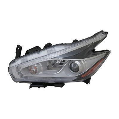 NISSAN(DATSUN) MURANO HEAD LAMP ASSEMBLY LEFT (Driver Side) (HALOGEN HEAD/LAMP)**CAPA** OEM#260605AA9A 2015-2016 PL#NI2502232C