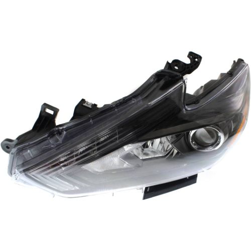 NISSAN(DATSUN) ALTIMA SEDAN HEAD LAMP ASSEMBLY LEFT (Driver Side) (LED HEAD/LAMP)(W/LED DRL)(BLK BEZEL)**CAPA** OEM#260609HS3B 2016-2018 PL#NI2502243C