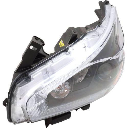 NISSAN(DATSUN) MURANO HEAD LAMP ASSEMBLY LEFT (Driver Side) (HALOGEN)(W/BLK BEZEL)**CAPA** OEM#260609UE9A 2018 PL#NI2502260C