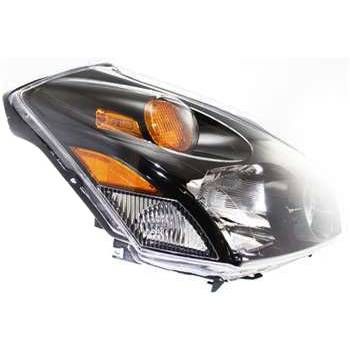 NISSAN(DATSUN) QUEST HEAD LAMP ASSEMBLY RIGHT (Passenger Side) (BLACK BEZEL) OEM#260105Z026 2004-2009 PL#NI2503152
