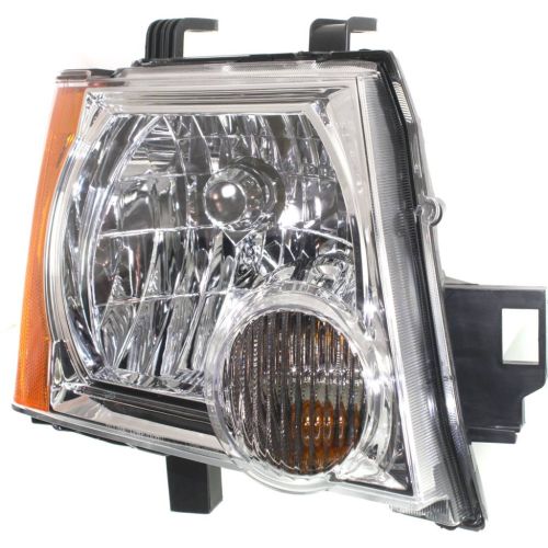 NISSAN XTERRA HEAD LAMP ASSY RIGHT (Passenger Side) (CHROME BEZEL)(EXC 09-15 S/X MDL)**CAPA** OEM#26010EA025 2005-2015 PL#NI2503161C