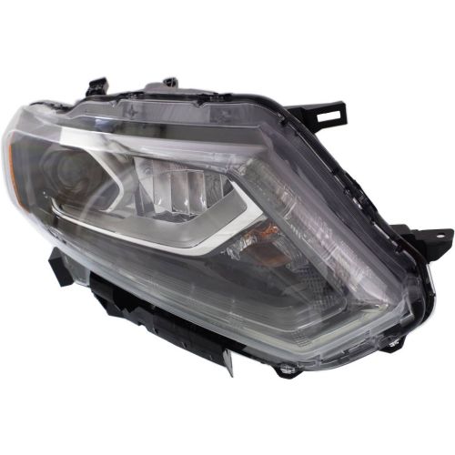 NISSAN ROGUE  (2.5L) HEAD LAMP ASSY RIGHT (Passenger Side) (LED HEAD LAMP)(WO/AUTO LIGHT CONTROL) OEM#260104BA5A 2014-2016 PL#NI2503228