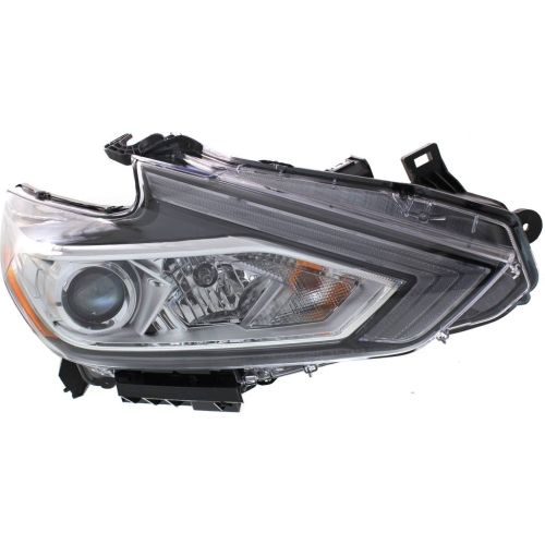 NISSAN(DATSUN) ALTIMA SEDAN  HEAD LAMP ASSEMBLY RIGHT (Passenger Side) (HALOGEN)(WO/LED DRL)(CHR BEZEL) OEM#260109HS9A 2013-2018 PL#NI2503247