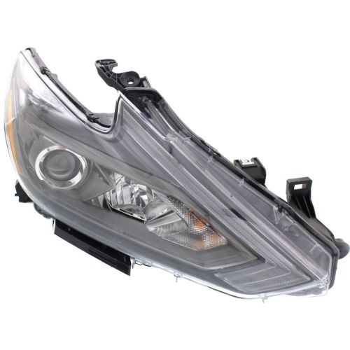 NISSAN ALTIMA SEDAN  HEAD LAMP ASSY RIGHT (Passenger Side) (HALOGEN)(WO/LED DRL)(BLACK BEZEL/SMOKED LENS)(OE TAKEOFF) OEM#260109HS9B 2016-2018 PL#NI2503249