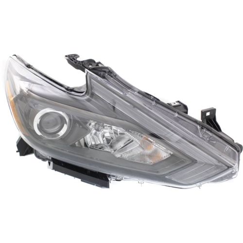 NISSAN(DATSUN) ALTIMA SEDAN HEAD LAMP ASSEMBLY RIGHT (Passenger Side) (HALOGEN)(WO/LED DRL)(BLK BEZEL) **CAPA** OEM#260109HS9B 2016-2018 PL#NI2503249C