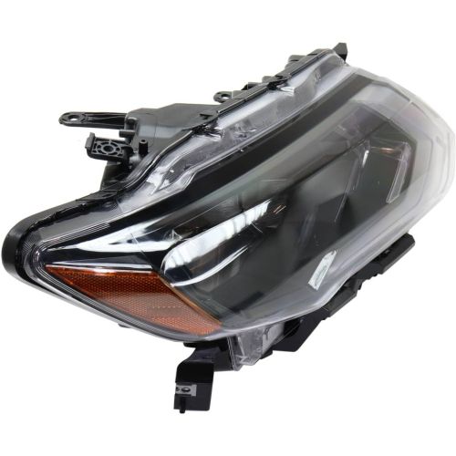 NISSAN(DATSUN) ROGUE (2.5L) HEAD LAMP ASSEMBLY RIGHT (Passenger Side) (HALOGEN HEAD/LAMP)**CAPA** OEM#260106FL0A 2017-2020 PL#NI2503254C