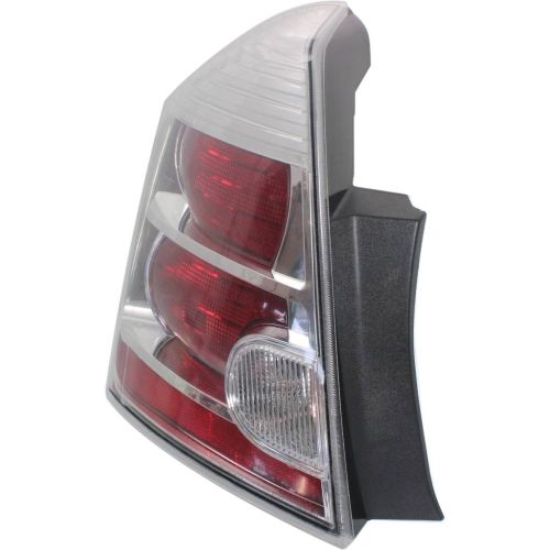NISSAN(DATSUN) SENTRA TAIL LAMP ASSEMBLY LEFT (Driver Side) (CHROME BEZEL)(2.0L)(EXC SR) OEM#26555ZT50A 2010-2012 PL#NI2800187
