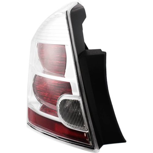 NISSAN(DATSUN) SENTRA TAIL LAMP ASSEMBLY LEFT (Driver Side) (CHROME BEZEL)(2.0L)(EXC SR) OEM#26555ET00B 2007-2009 PL#NI2818114