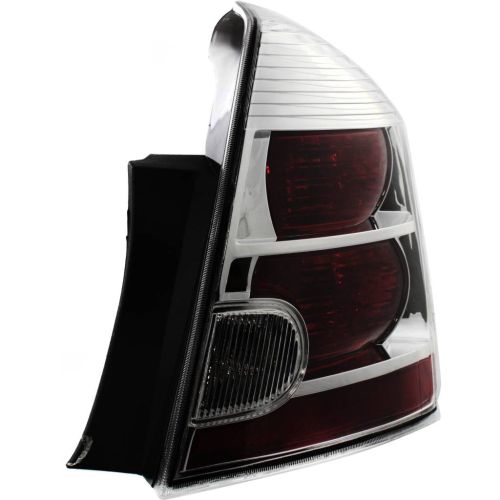 NISSAN SENTRA TAIL LAMP ASSY RIGHT (Passenger Side) (CHROME BEZEL)(2.0L)(EXC SR) **CAPA** OEM#26550ET00B 2007-2009 PL#NI2819114C