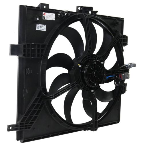 NISSAN(DATSUN) VERSA NOTE HATCHBACK RADIATOR & A/C FAN ASSEMBLY A/T (DUAL SOCKET) OEM#214819KK0A 2014-2019 PL#NI3115143
