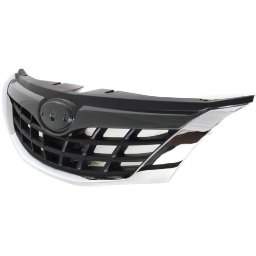 SUBARU IMPREZA 2.5 / OUTBACK SPORT GRILLE ASSEMBLY ARG/BLK W/LWR CHROME MOLDING (EXC GT/OUTBACK SPORT) OEM#91121FG001 2008-2009 PL#SU1200137