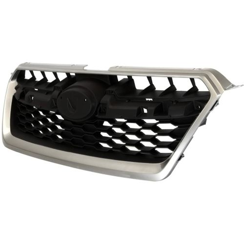 SUBARU IMPREZA 2.0 GRILLE BLACK W/SILVER FRAME (EXC MESH) OEM#91122FJ010 2012-2014 PL#SU1200145