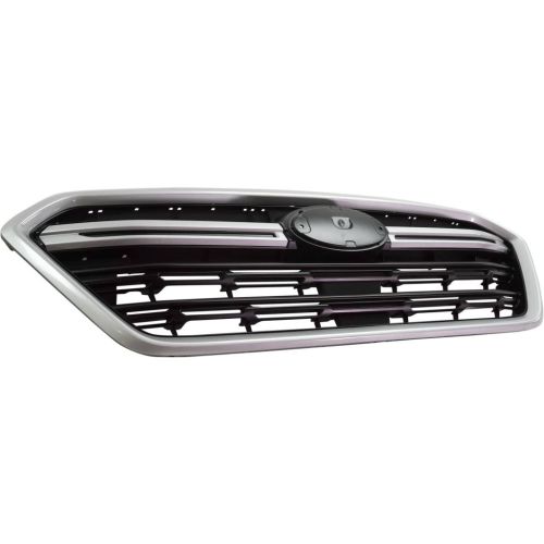 SUBARU OUTBACK  GRILLE ASSY MAT-BLACK (WO/50th Edition)(W/SILVER TRIM) OEM#91121AL16B 2018-2019 PL#SU1200173