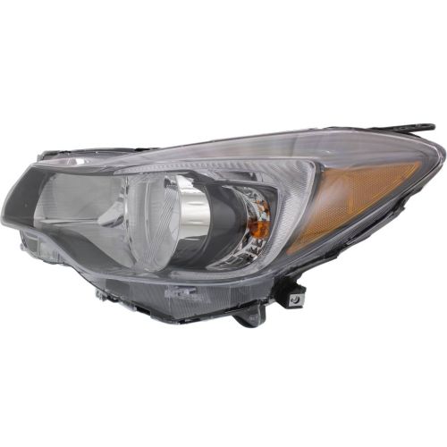 SUBARU IMPREZA 2.0 HEAD LAMP ASSY LEFT (Driver Side) (HALOGEN) BLACK OEM#84001FJ330 2015-2016 PL#SU2502155