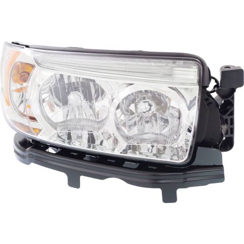 SUBARU FORESTER HEAD LAMP ASSEMBLY RIGHT (Passenger Side) (HALOGEN)(EXC SPORT PKG)**CAPA** OEM#84001SA461 2006-2008 PL#SU2503119C