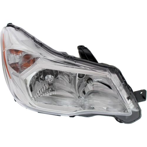 SUBARU FORESTER HEAD LAMP ASSEMBLY RIGHT (Passenger Side) 2.5L (HALOGEN)(CHR BEZEL) OEM#84001SG081 2014-2016 PL#SU2503145