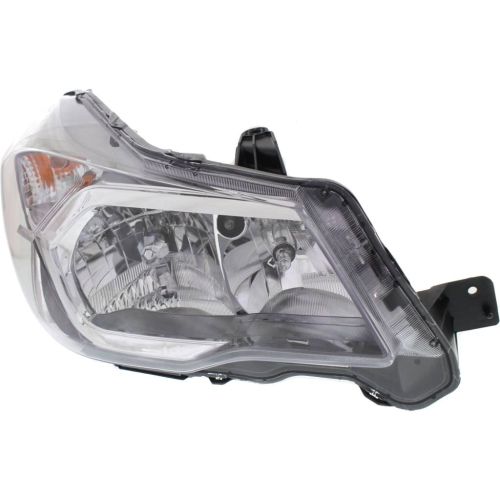 SUBARU FORESTER HEAD LAMP ASSY RIGHT (Passenger Side) 2.0L (HALOGEN)(GRAY BEZEL) OEM#84001SG101 2014-2016 PL#SU2503146