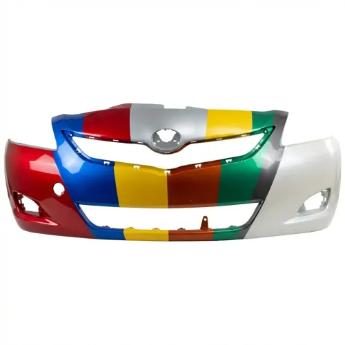 TOYOTA YARIS SEDAN FRONT BUMPER COVER PRIMED (W/O SPOILER) OEM#5211952934 2007-2012 PL#TO1000321