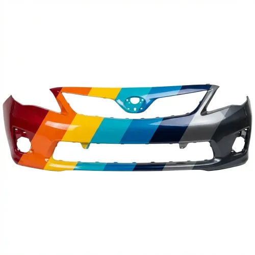 TOYOTA COROLLA/SEDAN FRONT BUMPER COVER PRIMED (W/SPOILER) OEM#5211903902 2011-2013 PL#TO1000373