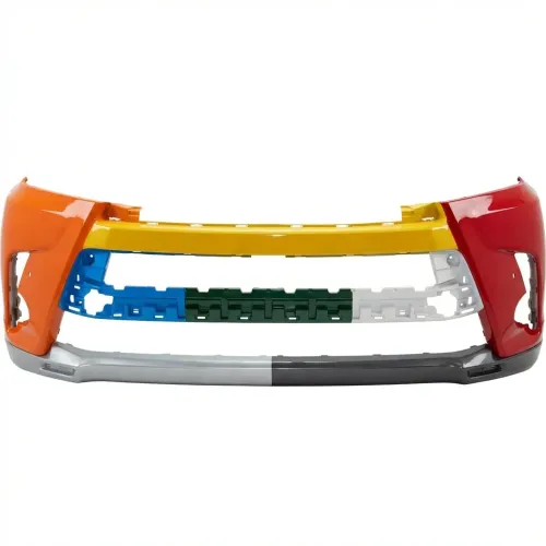 TOYOTA HIGHLANDER FRONT BUMPER COVER PRIMED W/SENSOR OEM#521190E938 2017-2019 PL#TO1000428